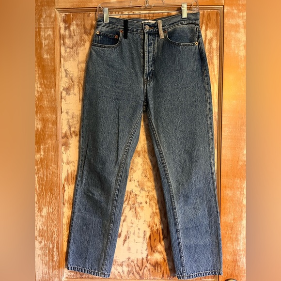 Classic Blue Straight Leg Jeans - Picture 4 of 9